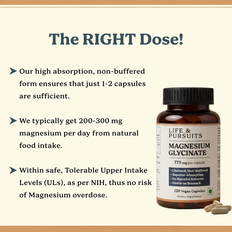 Magnesium Glycinate – 120 Capsules